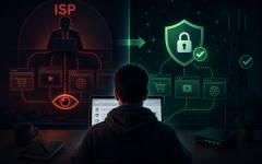 Изключих настройките по подразбиране на браузъра и интернет доставчикът ми внезапно спря да вижда историята ми