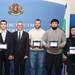 Министър Илиев награди медалистите от Европейското първенство по борба