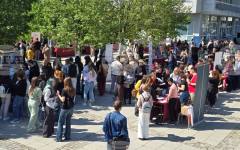 Около 40 работодателски организации представиха дейността си на кариерно изложение в ЮЗУ "Неофит Рилски"