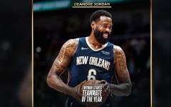 ДеАндре Джордан спечели наградата "Съотборник на годината" в НБА