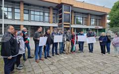 Пловдивчани излязоха на мирен протест, за да изразят недоволството си от преустановяването на дейността на Автогара "Север"