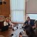 Новият областен управител на Велико Търново Марин Богомилов ръководи заседание за обхвата на деца и ученици в образователната система