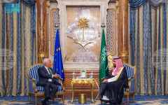 СПА: Саудитският престолонаследник се срещна с председателя на Европейския съвет в Джеда