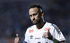 Неймар вкара при равенство на Сантос