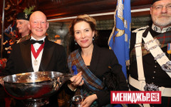 Александра Мирчева, Изпълнителен директор на VM Finance Group с почетна награда за цялостен принос от Шотландскaтa уиски общност