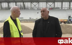 Бойко Борисов на новия стадион на ЦСКА: Хубаво е, че се строи с бързи темпове