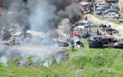 Над 100 автомобила изгоряха край Пловдив