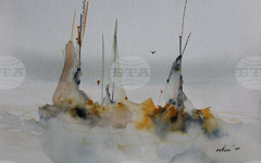 Кураторът Росица Гичева-Меймари подрежда изложба на младия акварелист Ертан Алев