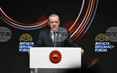 Позицията на Турция в регионалните конфликти, европейската перспектива и предстоящите форуми бяха акцент в речта на Ердоган в Анталия