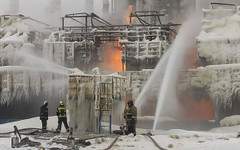 Украински атаки с дронове са причинили пожари на петролни терминали в Русия