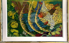 В изложбата си "Земята и хората" Христо Кралев създава сетивен разказ за неразривната връзка между човека, природата и вярата