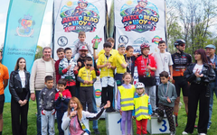 Синовете на Ивайло Габровски със злато и бронз на пробега "Тур де радост" в Южния парк на София