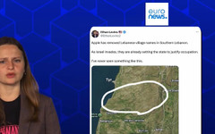 Проверка на фактите: Премахвала ли е умишлено компанията Apple имената на ливански села от картите си?