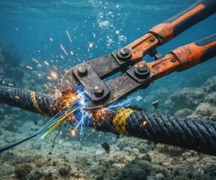 Щрак и край: дълбоководна резачка прекъсва интернет кабелите
