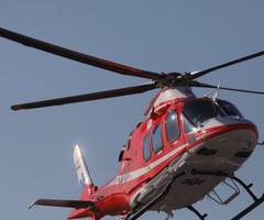 Вдигнаха медицински хеликоптер заради жена в кома