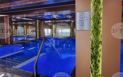 Върху 2000 кв. метра е разположен СПА центърът с минерализирана вода, солни и флотационни капсули в обновения Гранд Хотел Велико Търново