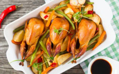 Рецепта на деня: Печени пъдпъдъци на фурна