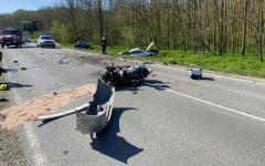 Тежка катастрофа блокира пътя между Русе и Разград!