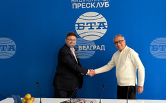 Ръководителят на националната информационна агенция на Индия ПТИ посети Националния пресклуб на БТА в Белград