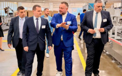 "Дунав прес" АД с почетен плакет от кмета на Русе