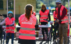 Велошествието "Мама, татко и аз на Giro", което започна в столичния район "Възраждане", е вдъхновено от най-голямото велосъбитие в света "Джиро д'Италия"