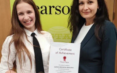 Алекса Николаева от ПГПЧЕ "Екзарх Йосиф" в Разград спечели отличие в национално състезание по английски език