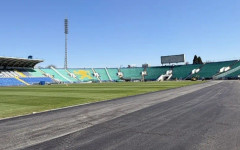 Приключва първият етап от обновяването на атлетическата писта на Националния стадион "Васил Левски"