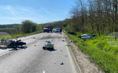 Досъдебно производство е образувано за катастрофата край Цар Калоян, при която загина моторист