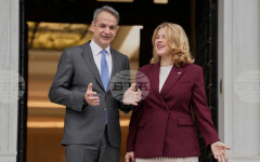 Премиерите на Гърция и Латвия обсъдиха в Атина ситуацията в Украйна и Близкия изток