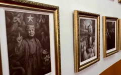 "Свещеното бърборене!": Нюйоркска галерия представи инсталация на "тръмпизма"