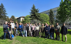 Учени от институти на Българската академия на науките участваха в инициатива за залесяване на кампуса на Научен комплекс 1