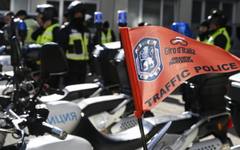 Полицаи на мотори тренираха за осигуряване безопасността на Giro d'Italia