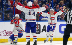 Слафковски оформи хеттрик в продължението, Монреал спечели първия мач срещу Тампа Бей