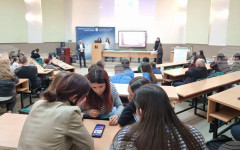 Студенти и ученици се включиха в образователното състезание "Любознание" в Русенския университет