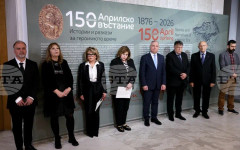 Изложбата "150 години Априлско въстание. Истории и разкази за героично време" бе открита в Националния исторически музей