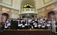 Служебният министър на образованието проф. Сергей Игнатов награди победителите в конкурса за наука "Млади таланти"