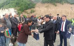 АЗЕРТАДЖ: Още 32 разселени семейства от Карабах получиха ключове за новите си домове