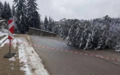 Движението в района на свлачището край Пампорово остава ограничено