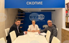 Ръководителят на националната информационна агенция на Индия ПТИ посети Националния пресклуб на БТА в Скопие