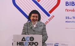 Гръцкият министър на културата Лина Мендони приветства България като почетен гост на Панаира на книгата в Солун