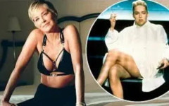 Шарън Стоун вдъхновява с вида си по черен сутиен на 68 г.