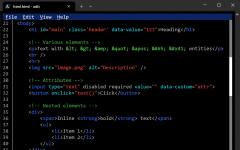 Microsoft Edit 2.0: легендарният текстов редактор вече разполага с подчертаване на синтаксиса и заема по-малко от 300KB