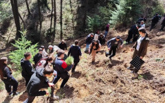 Посадиха 100 фиданки за вековния юбилей на СУ "Свети Княз Борис I" в село Старцево