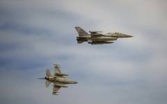 Румънски F-16 прехванаха руски дронове край границата си