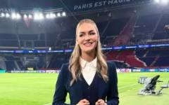 Забавен инцидент на Уембли: Джо Коул и Лора Уудс в центъра на неочаквана футболна сцена