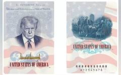 Юбилейни американски паспорти ще са с лика на президента Тръмп