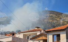 Четири пожарни екипа са участвали в гасенето на пожара в местността "Бармук баир" край Сливен