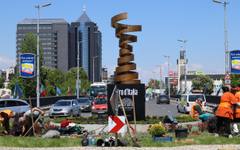 Поставиха 3-метрова реплика на купата на Джиро д'Италия в Пловдив
