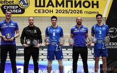 Индивидуалните награди в efbet Супер Волей 2025/26