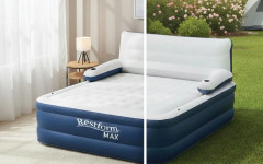 Надува се за 3 минути. Усеща се като истинско легло